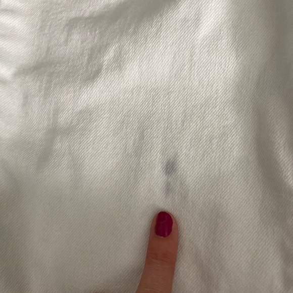 Levi’s 505 Straight Leg Cropped Mid Rise White Jeans Size 29 - Picture 7 of 8